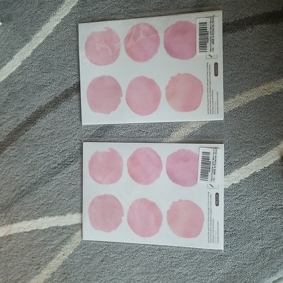 Watercolor Polka Dot Wall Decals Pink - Picture 4 of 5